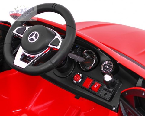 Pojazd Mercedes Benz C63 AMG Czerwony Pojazd Mercedes Benz C63 AMG Czerwony