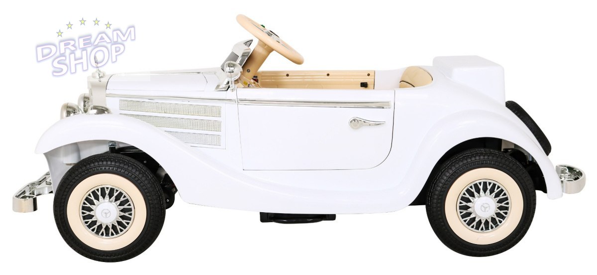 Pojazd Mercedes Benz Retro Typ 540A Biały Pojazd Mercedes Benz Retro Typ 540A Biały