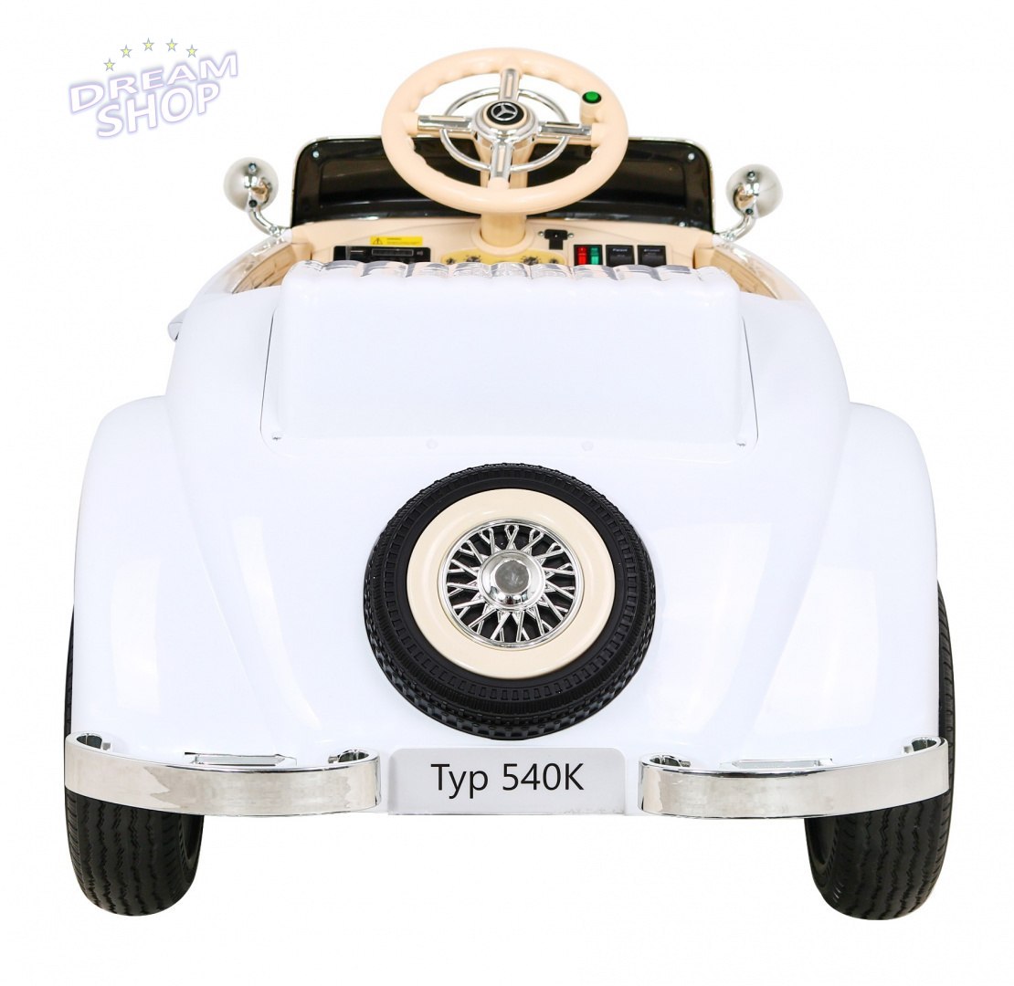 Pojazd Mercedes Benz Retro Typ 540A Biały Pojazd Mercedes Benz Retro Typ 540A Biały