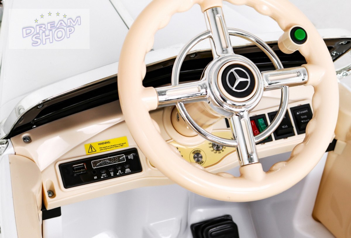 Pojazd Mercedes Benz Retro Typ 540A Biały Pojazd Mercedes Benz Retro Typ 540A Biały