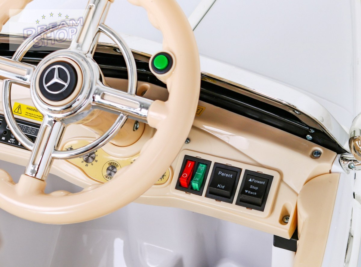 Pojazd Mercedes Benz Retro Typ 540A Biały Pojazd Mercedes Benz Retro Typ 540A Biały