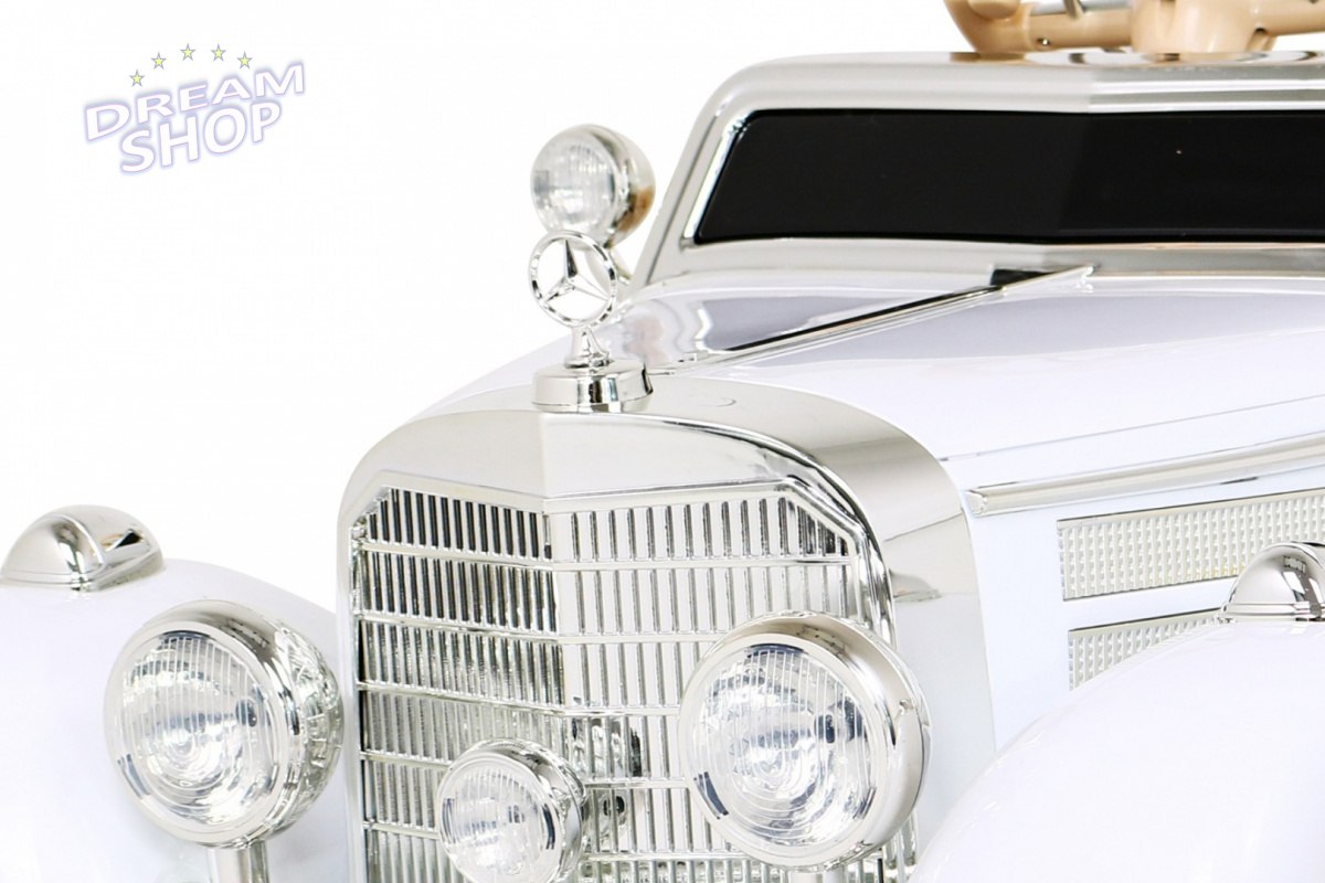 Pojazd Mercedes Benz Retro Typ 540A Biały Pojazd Mercedes Benz Retro Typ 540A Biały