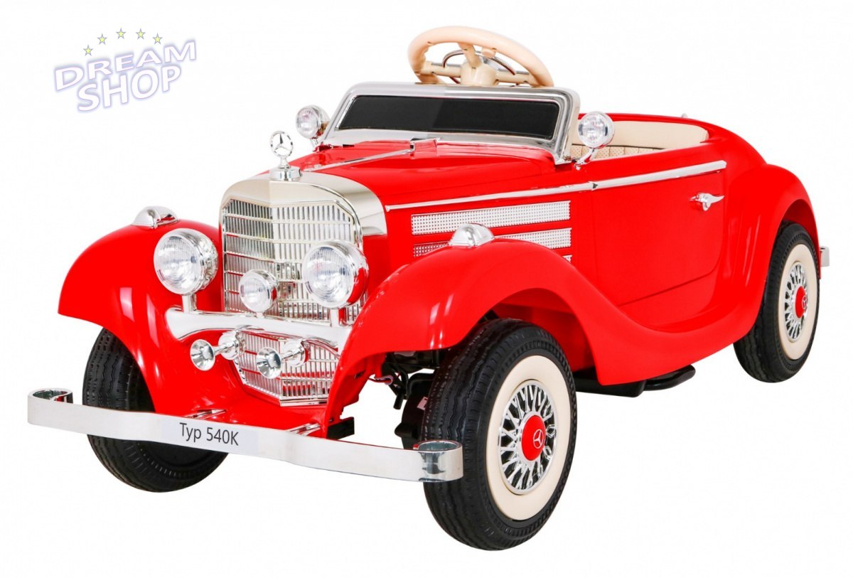 Pojazd Mercedes Benz Retro Typ 540A Czerwony Pojazd Mercedes Benz Retro Typ 540A Czerwony