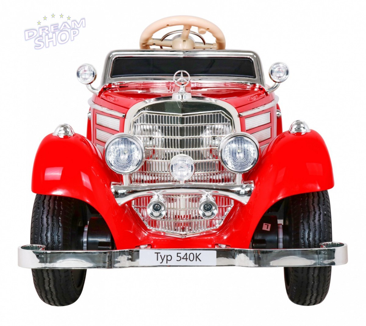 Pojazd Mercedes Benz Retro Typ 540A Czerwony Pojazd Mercedes Benz Retro Typ 540A Czerwony