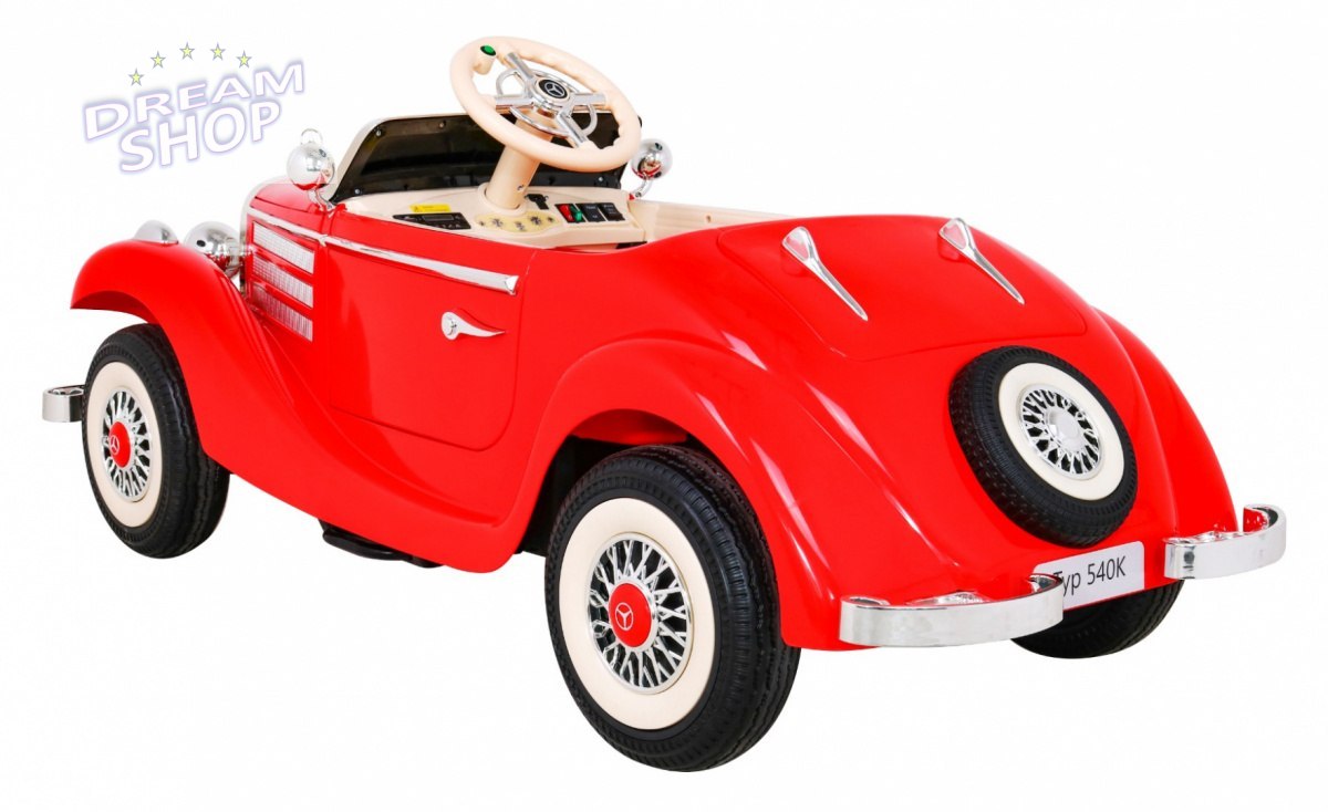 Pojazd Mercedes Benz Retro Typ 540A Czerwony Pojazd Mercedes Benz Retro Typ 540A Czerwony