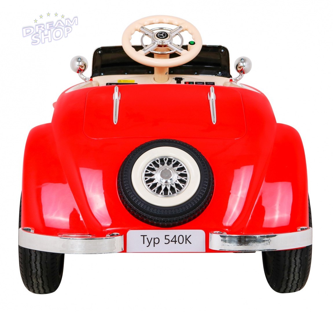 Pojazd Mercedes Benz Retro Typ 540A Czerwony Pojazd Mercedes Benz Retro Typ 540A Czerwony