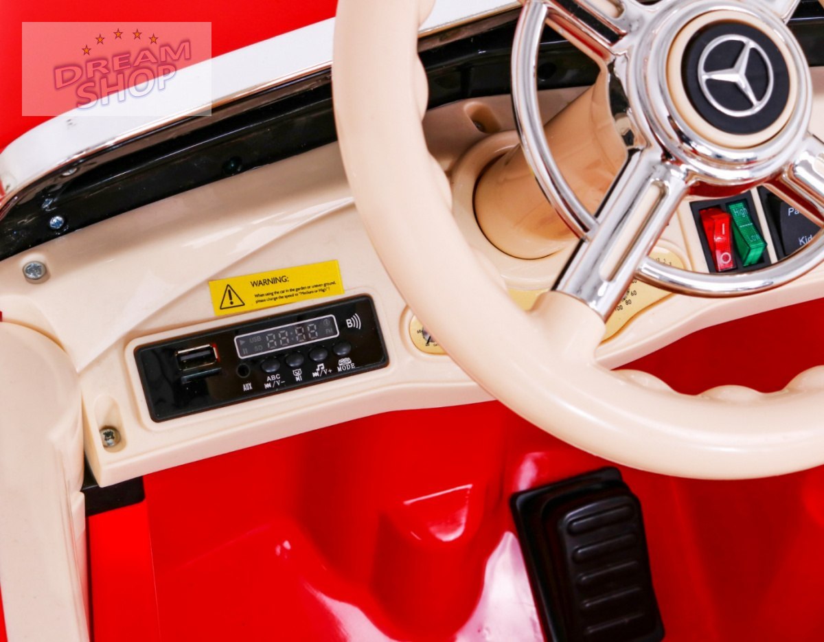 Pojazd Mercedes Benz Retro Typ 540A Czerwony Pojazd Mercedes Benz Retro Typ 540A Czerwony