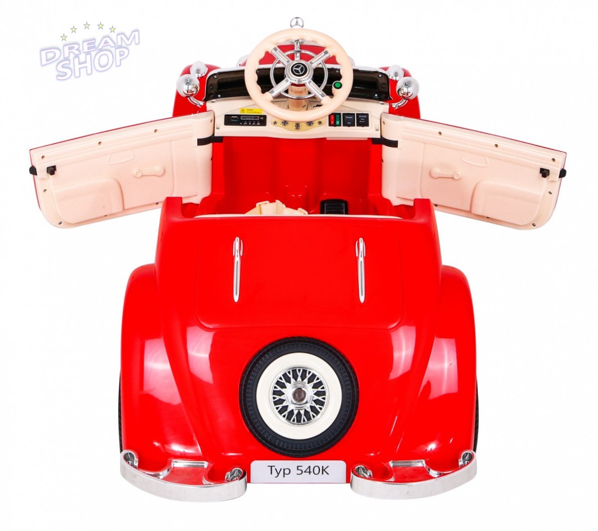 Pojazd Mercedes Benz Retro Typ 540A Czerwony Pojazd Mercedes Benz Retro Typ 540A Czerwony