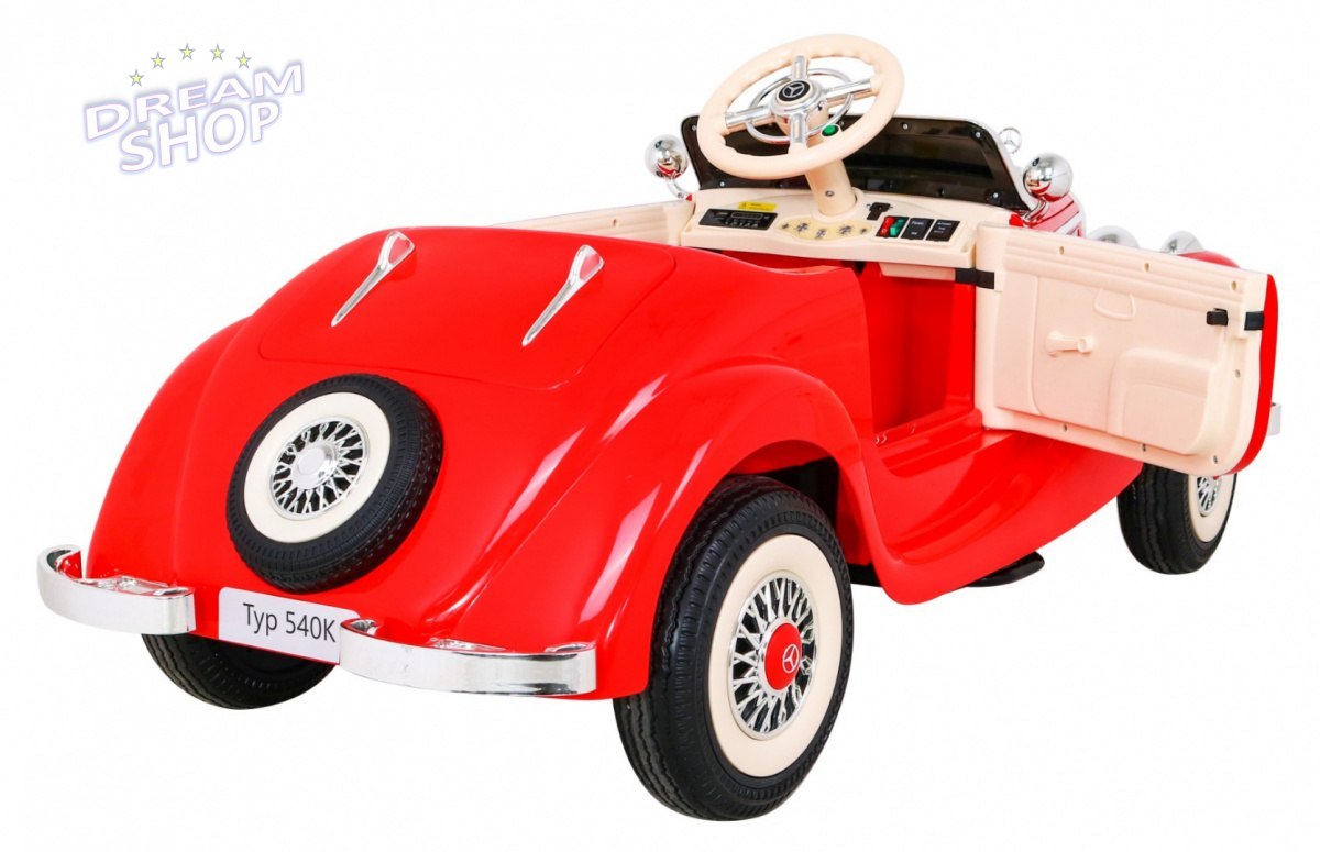 Pojazd Mercedes Benz Retro Typ 540A Czerwony Pojazd Mercedes Benz Retro Typ 540A Czerwony