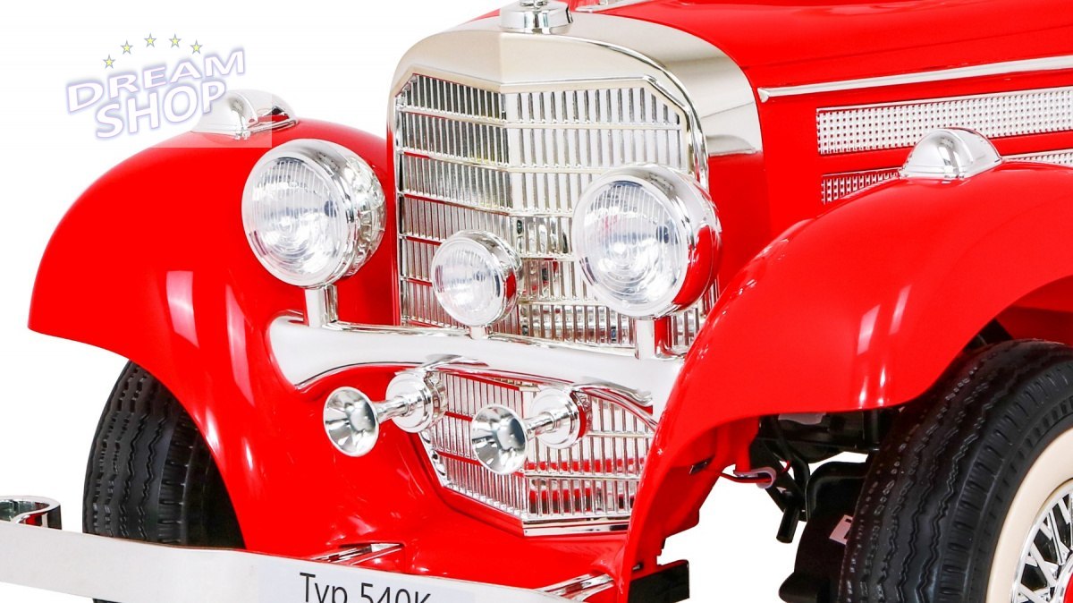 Pojazd Mercedes Benz Retro Typ 540A Czerwony Pojazd Mercedes Benz Retro Typ 540A Czerwony