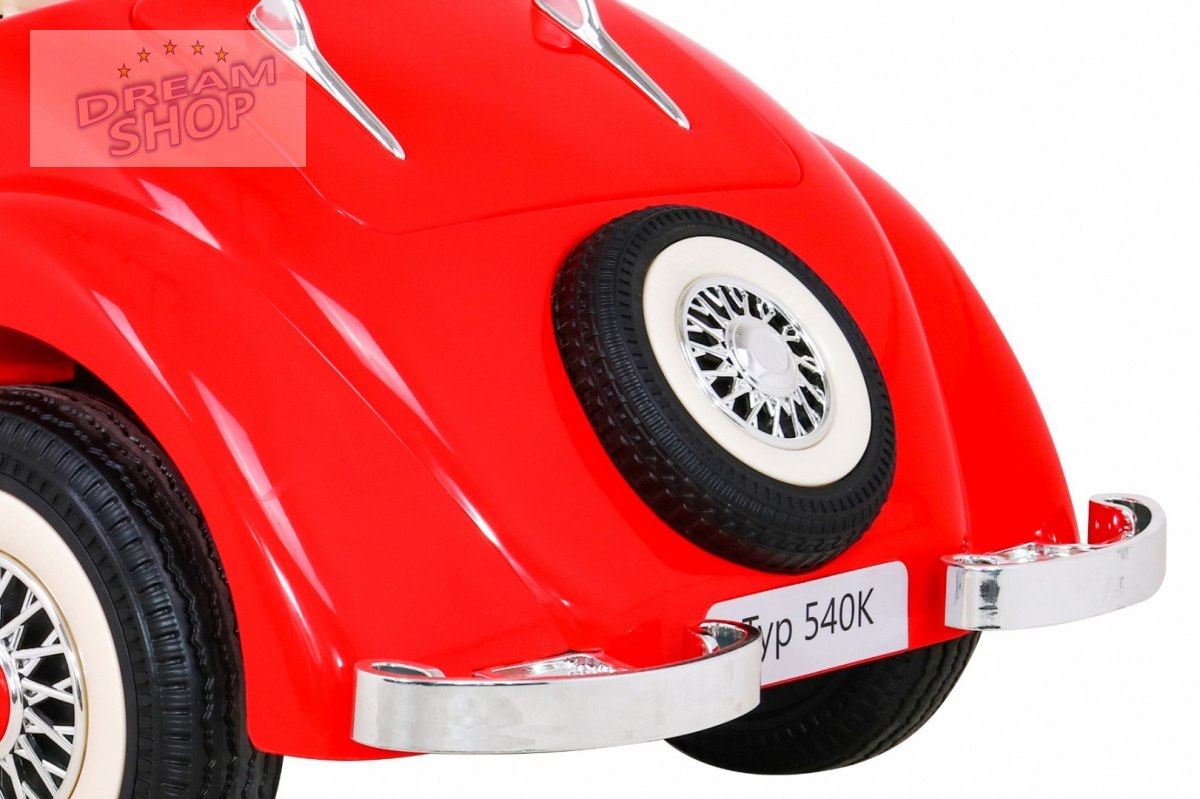 Pojazd Mercedes Benz Retro Typ 540A Czerwony Pojazd Mercedes Benz Retro Typ 540A Czerwony