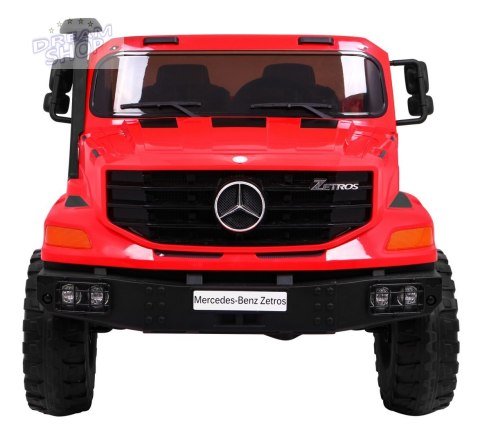 Pojazd Mercedes-Benz Zetros Czerwony Pojazd Mercedes-Benz Zetros Czerwony