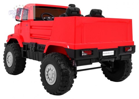 Pojazd Mercedes-Benz Zetros Czerwony Pojazd Mercedes-Benz Zetros Czerwony