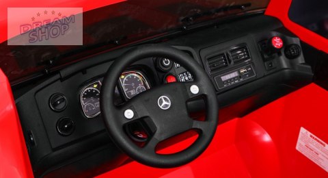 Pojazd Mercedes-Benz Zetros Czerwony Pojazd Mercedes-Benz Zetros Czerwony