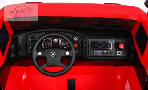 Pojazd Mercedes-Benz Zetros Czerwony Pojazd Mercedes-Benz Zetros Czerwony