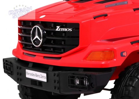 Pojazd Mercedes-Benz Zetros Czerwony Pojazd Mercedes-Benz Zetros Czerwony