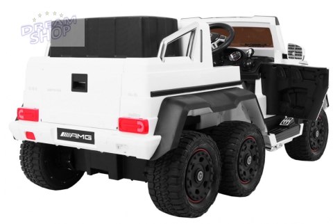 Pojazd Mercedes G63 6x6 Biały Pojazd Mercedes G63 6x6 Biały