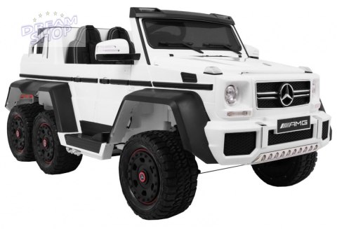 Pojazd Mercedes G63 6x6 Biały Pojazd Mercedes G63 6x6 Biały