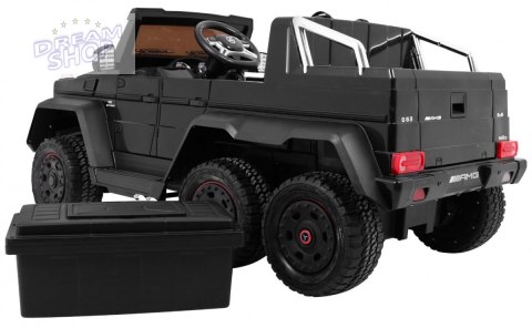 Pojazd Mercedes G63 6x6 Czarny Pojazd Mercedes G63 6x6 Czarny