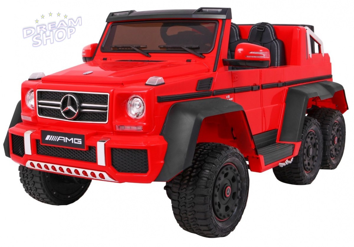 Pojazd Mercedes G63 6x6 Czerwony Pojazd Mercedes G63 6x6 Czerwony
