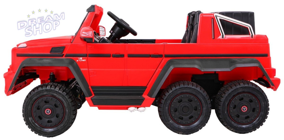 Pojazd Mercedes G63 6x6 Czerwony Pojazd Mercedes G63 6x6 Czerwony