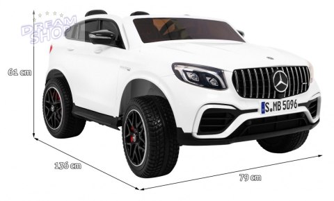 Pojazd Mercedes GLC 63S Biały Pojazd Mercedes GLC 63S Biały