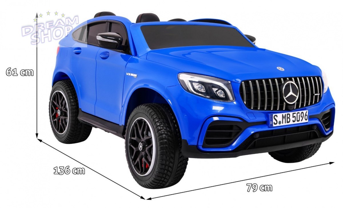 Pojazd Mercedes GLC 63S Niebieski Pojazd Mercedes GLC 63S Niebieski