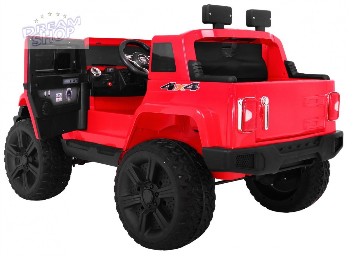 Pojazd Mighty Jeep 4x4 Czerwony Pojazd Mighty Jeep 4x4 Czerwony