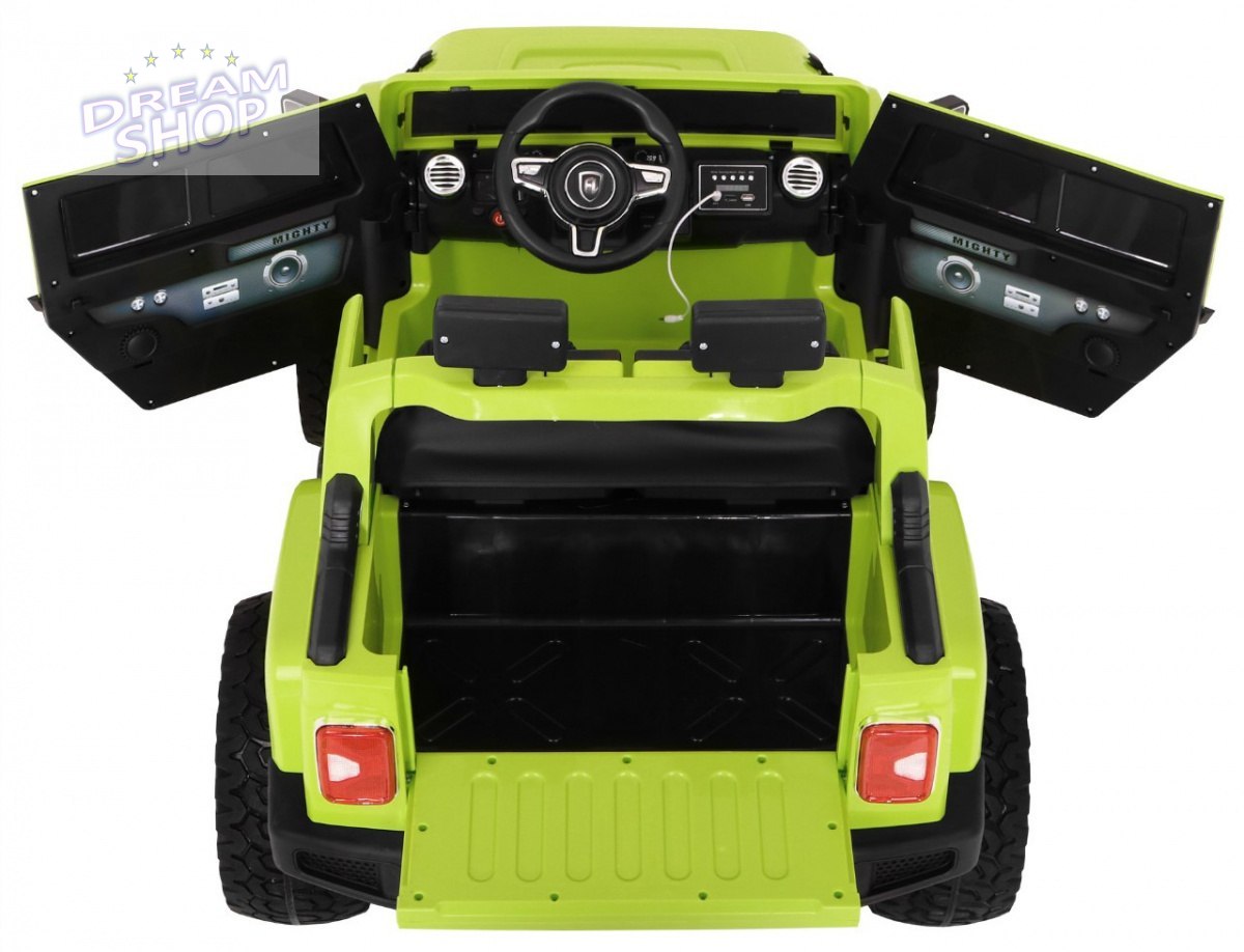 Pojazd Mighty Jeep 4x4 Zielony Pojazd Mighty Jeep 4x4 Zielony