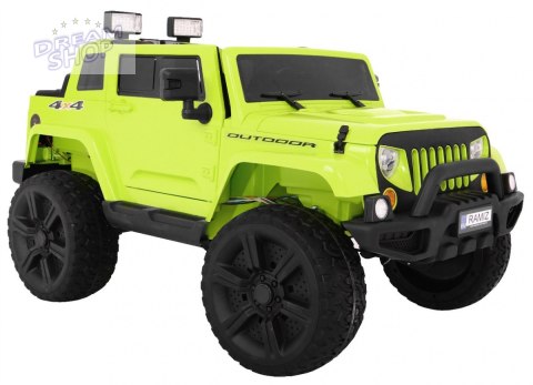Pojazd Mighty Jeep 4x4 Zielony Pojazd Mighty Jeep 4x4 Zielony