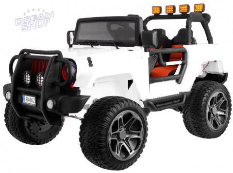 Pojazd Monster Jeep 4x4 Biały Pojazd Monster Jeep 4x4 Biały