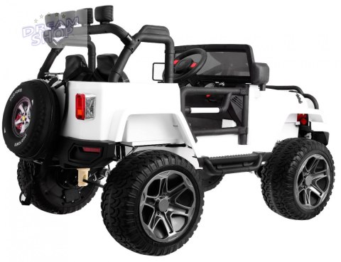 Pojazd Monster Jeep 4x4 Biały Pojazd Monster Jeep 4x4 Biały