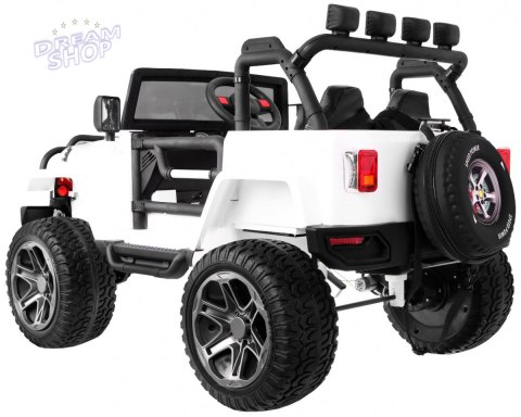 Pojazd Monster Jeep 4x4 Biały Pojazd Monster Jeep 4x4 Biały