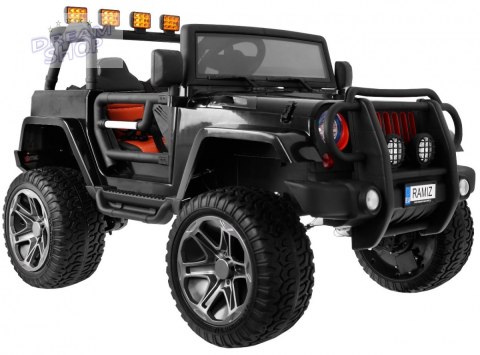 Pojazd Monster Jeep 4x4 Czarny Pojazd Monster Jeep 4x4 Czarny