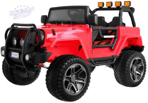 Pojazd Monster Jeep 4x4 Czerwony Pojazd Monster Jeep 4x4 Czerwony
