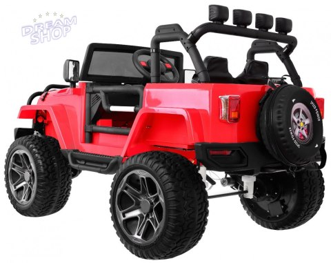 Pojazd Monster Jeep 4x4 Czerwony Pojazd Monster Jeep 4x4 Czerwony
