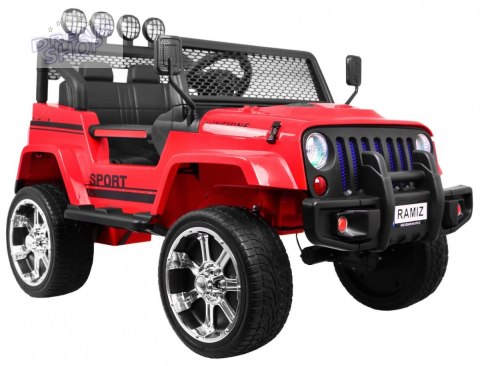 Pojazd NEW Raptor DRIFTER Napęd 4x4 Czerwony Pojazd NEW Raptor DRIFTER Napęd 4x4 Czerwony