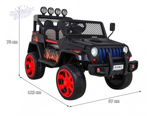 Pojazd NEW Raptor DRIFTER Napęd 4X4 Płomienie Pojazd NEW Raptor DRIFTER Napęd 4X4 Płomienie