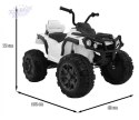 Pojazd Quad ATV 2 4G Biały