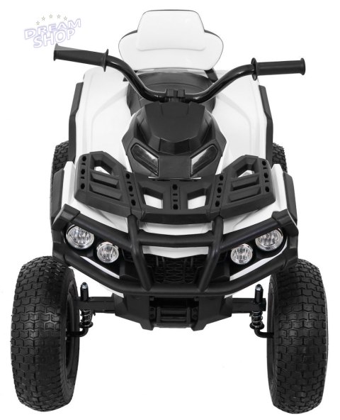 Pojazd Quad ATV Pompowane Koła Biały Pojazd Quad ATV Pompowane Koła Biały