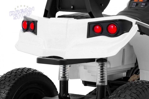 Pojazd Quad ATV Pompowane Koła Biały Pojazd Quad ATV Pompowane Koła Biały