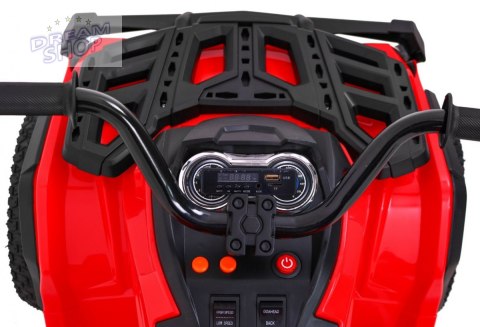Pojazd Quad ATV Pompowane Koła Czerwony