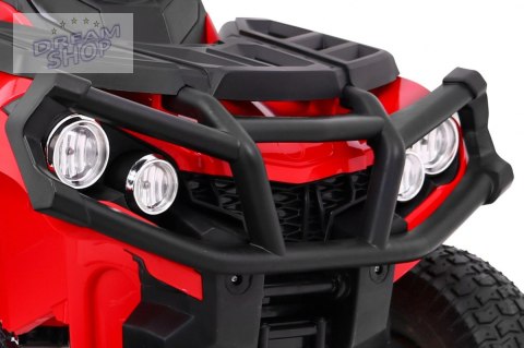 Pojazd Quad ATV Pompowane Koła Czerwony