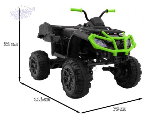 Pojazd Quad XL ATV Czarno-Zielony Pojazd Quad XL ATV Czarno-Zielony