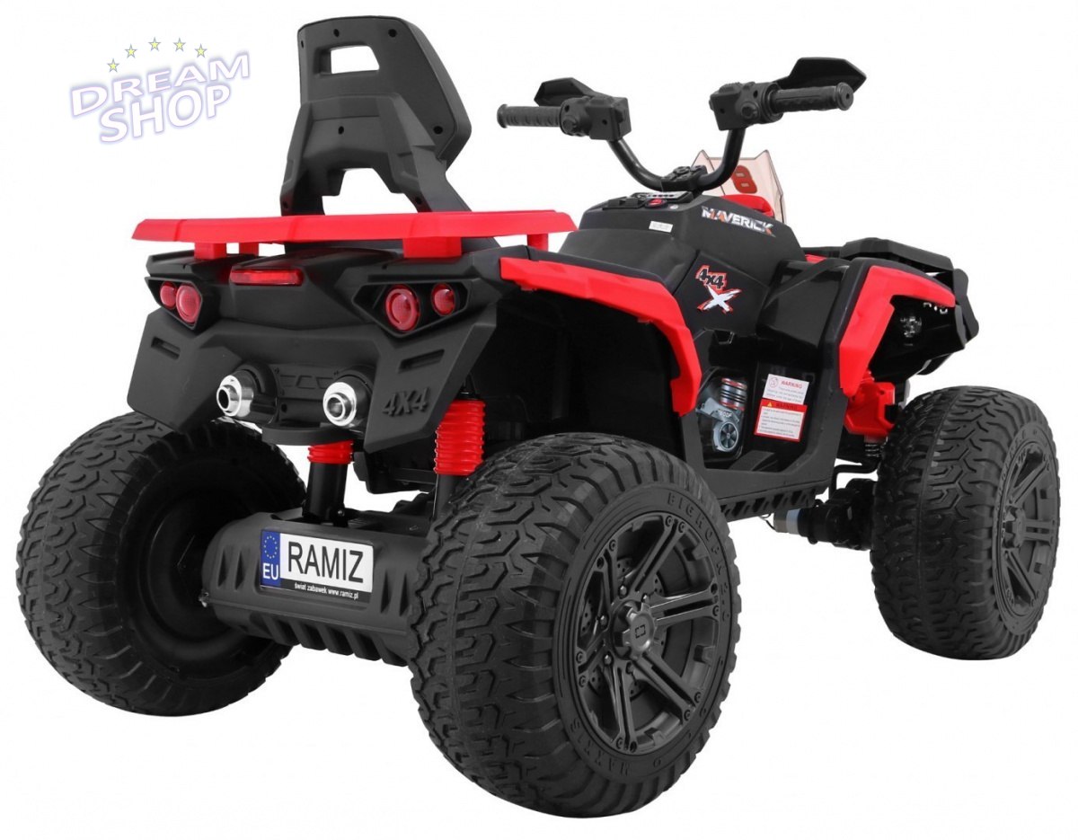 Pojazd Quad Maverick 4x4 Czerwony Pojazd Quad Maverick 4x4 Czerwony