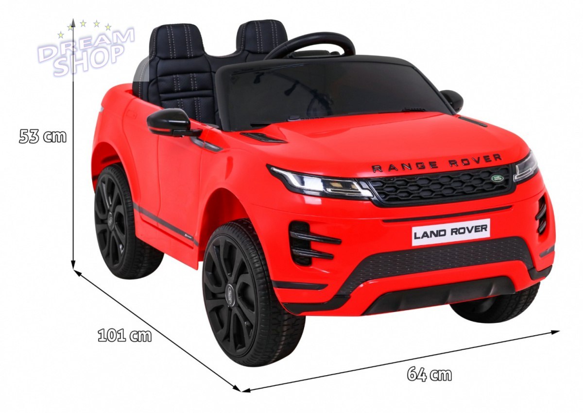 Pojazd Range Rover Evoque Czerwony Pojazd Range Rover Evoque Czerwony