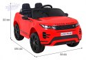 Pojazd Range Rover Evoque Czerwony