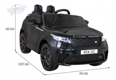 Pojazd Range Rover Velar Czarny Pojazd Range Rover Velar Czarny