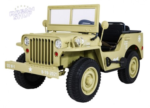 Pojazd Retro Wojskowy 4x4 Matcha Pojazd Retro Wojskowy 4x4 Matcha