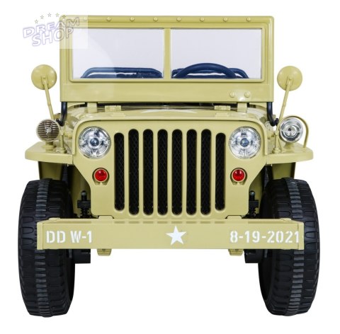 Pojazd Retro Wojskowy 4x4 Matcha Pojazd Retro Wojskowy 4x4 Matcha